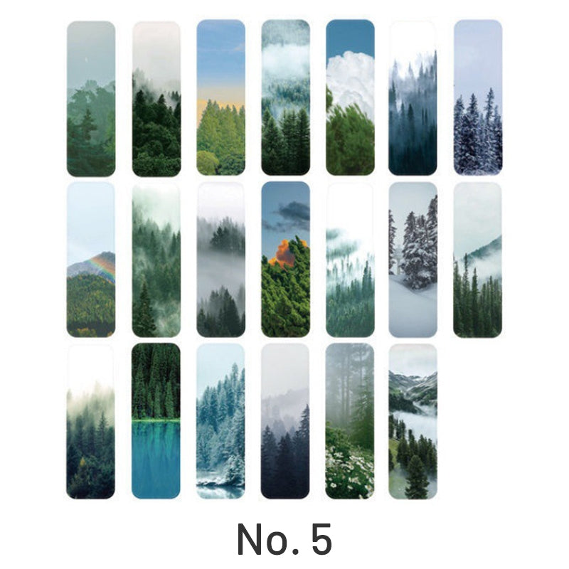 Misty Forest-Sky Cloud Ocean Artistic Travel Photo Vinyl Sticker